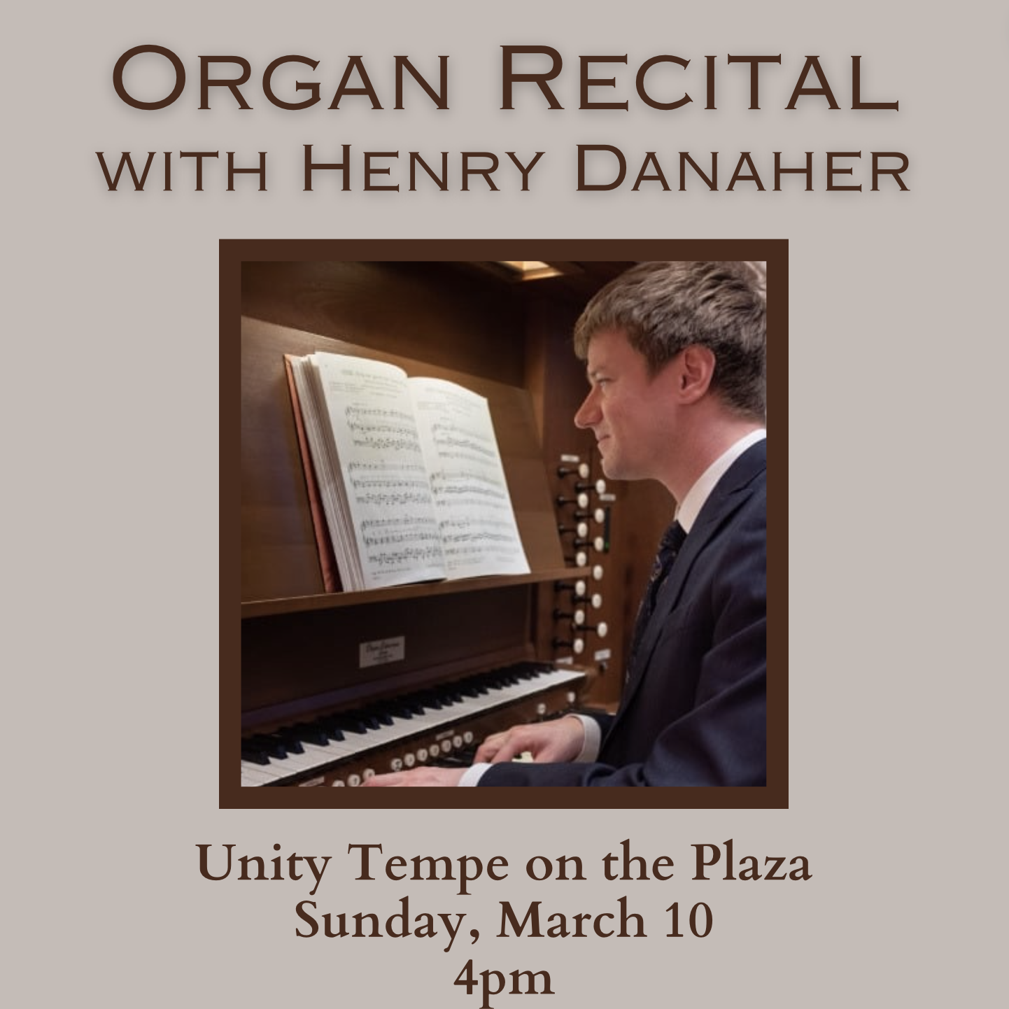 Organ Recital With Henry Danaher