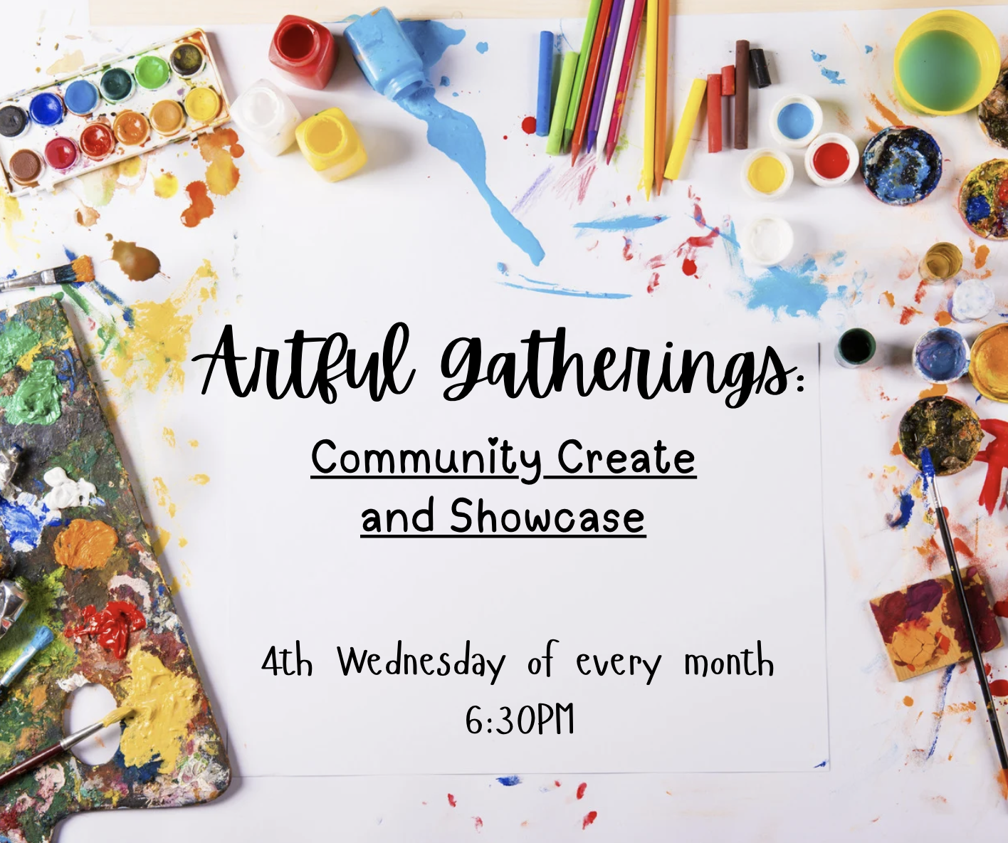 Artful Gatherings: Community Create and Showcase