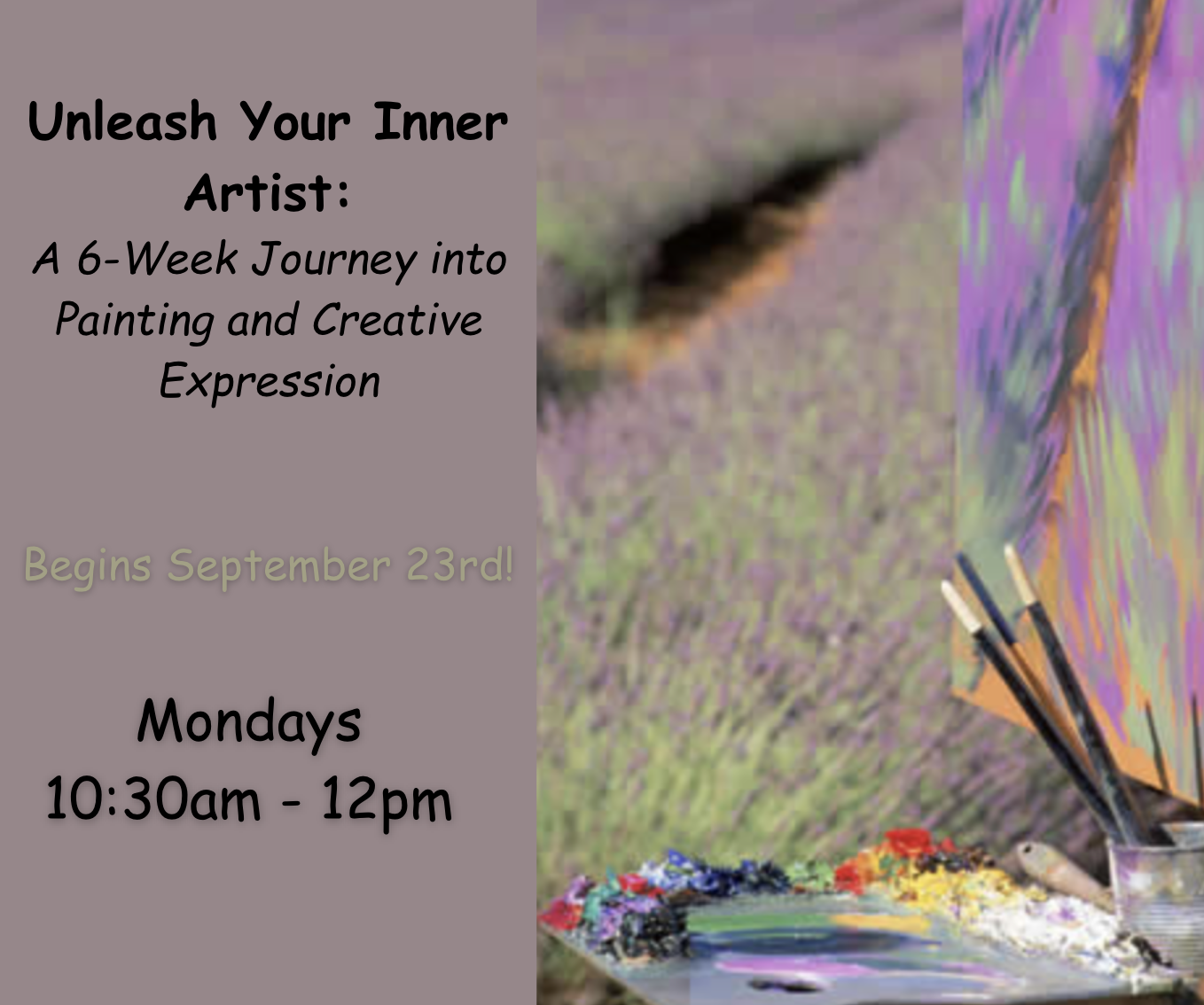 Unleash Your Inner Artist: A 6-Week Journey into Painting and Creative Expression